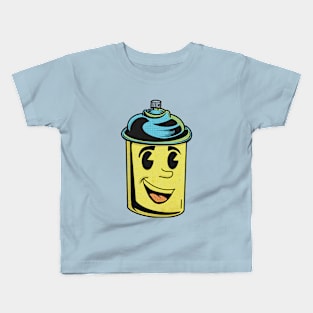 Cartoon Spray Can Kids T-Shirt